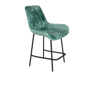 Полубарный стул SHT-ST37 / SHT-S29P-1 (зеленый чай/черный муар) в Перми - предосмотр