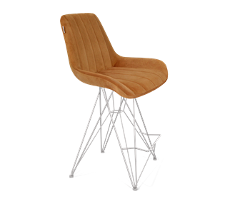 Полубарный стул SHT-ST37 / SHT-S66-1 (горчичный/хром лак) в Перми - предосмотр