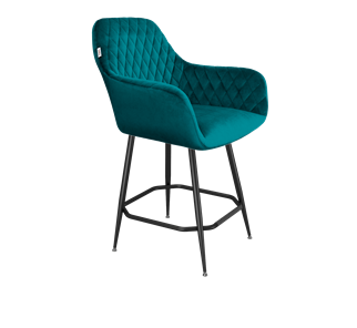 Полубарный стул SHT-ST38 / SHT-S148-1 (альпийский бирюзовый/черный муар) в Березниках