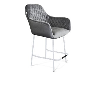 Полубарный стул SHT-ST38 / SHT-S29P-1 (угольно-серый/хром лак) в Перми - предосмотр