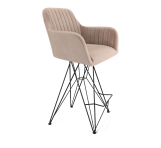 Полубарный стул SHT-ST38-1 / SHT-S66-1 (латте/черный муар) в Перми