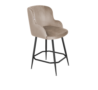 Полубарный стул SHT-ST39 / SHT-S148-1 (латте/черный муар) в Перми