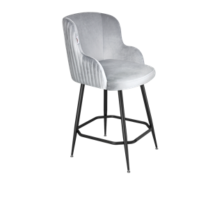 Полубарный стул SHT-ST39-1 / SHT-S148-1 (серое облако/черный муар) в Перми - предосмотр