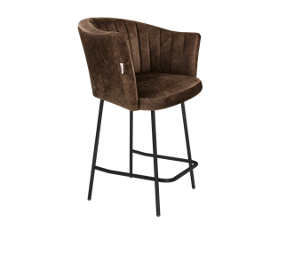 Полубарный стул SHT-ST42-1 / SHT-S29P-1 (кофейный трюфель/черный муар) в Перми - предосмотр