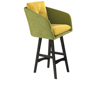 Полубарный стул SHT-ST43-2 / SHT-S65-1 (фисташковый десерт/венге) в Перми