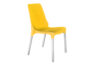 Обеденный стул SHT-ST75/S424 (желтый ral1021/хром лак) в Перми