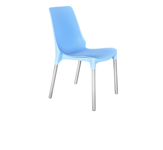 Обеденный стул SHT-ST75/S424 (голубой/хром лак) в Перми
