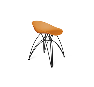 Обеденный стул SHT-ST19/S112 (оранжевый/черный муар) в Перми - предосмотр