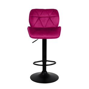 Барный стул Кристалл  WX-2583 белюр бордовый в Перми