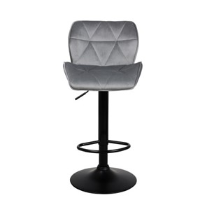Барный стул Кристалл  WX-2583 белюр темно-серый в Перми