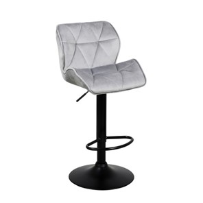 Барный стул Кристалл  WX-2583 белюр серый в Перми - предосмотр 1