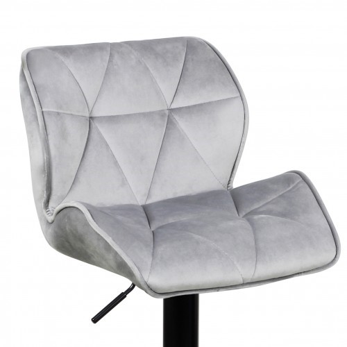 Барный стул Кристалл  WX-2583 белюр серый в Перми - изображение 2