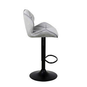 Барный стул Кристалл  WX-2583 белюр серый в Перми - предосмотр 3