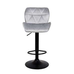 Барный стул Кристалл  WX-2583 белюр серый в Перми