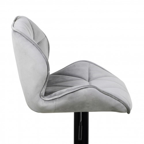 Барный стул Кристалл  WX-2583 белюр серый в Перми - изображение 4