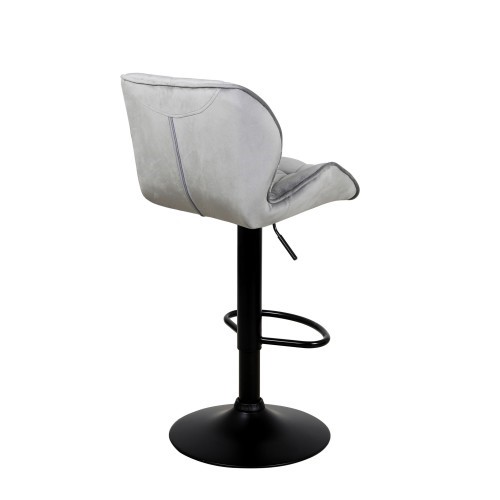 Барный стул Кристалл  WX-2583 белюр серый в Перми - изображение 5