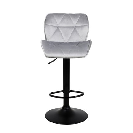 Барный стул Кристалл  WX-2583 белюр серый в Перми - изображение