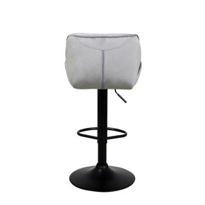Барный стул Кристалл  WX-2583 белюр серый в Перми - предосмотр 6