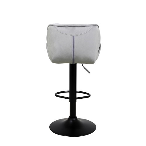 Барный стул Кристалл  WX-2583 белюр серый в Перми - изображение 6
