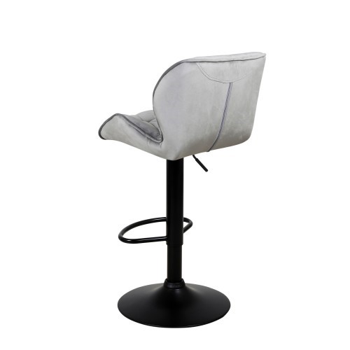 Барный стул Кристалл  WX-2583 белюр серый в Перми - изображение 7