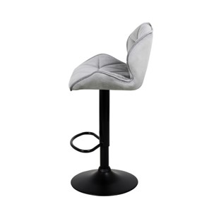 Барный стул Кристалл  WX-2583 белюр серый в Перми - предосмотр 8