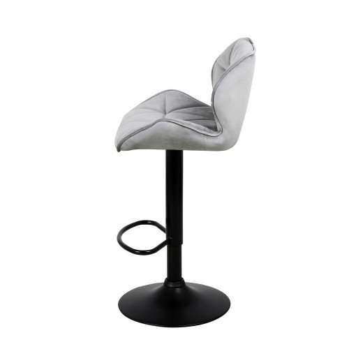 Барный стул Кристалл  WX-2583 белюр серый в Перми - изображение 8