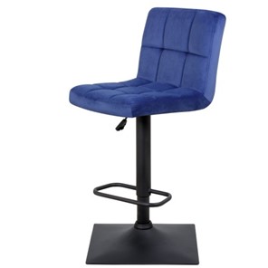 Барный стул Курт с мягкой спинкой WX-2320 велюр синий в Перми - предосмотр 6
