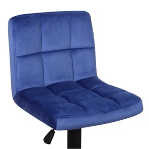 Барный стул Курт с мягкой спинкой WX-2320 велюр синий в Перми - предосмотр 8