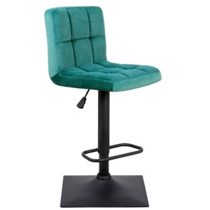 Барный стул Курт с мягкой спинкой WX-2320 велюр зеленый в Перми - предосмотр