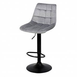 Барный стул ЛИОН WX-2821 велюр серый в Перми - предосмотр