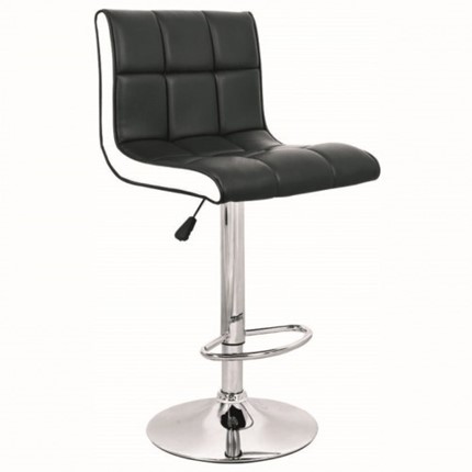 Барный стул Олимп WX-2318B экокожа черно-белый в Перми - изображение