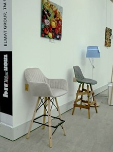 Барный стул SHT-ST29/S80 (оранжевый ral2003/темный орех/черный) в Перми - предосмотр 20