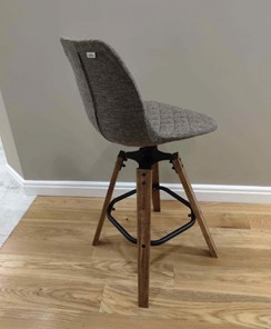 Барный стул SHT-ST29/S93 (белый/брашированный коричневый/черный муар) в Перми - предосмотр 12