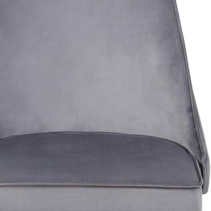 Дизайнерский стул Лорд СРП-071 Эмаль черная Веллюто серый в Перми - предосмотр 1