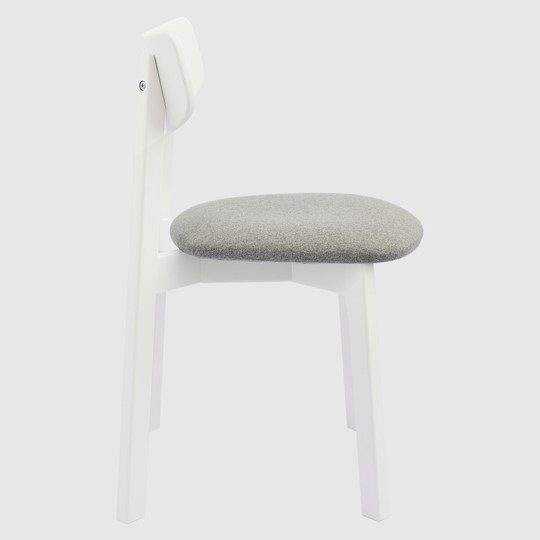 Обеденный стул Вега МС, Белый/Сильвер в Перми - изображение 2