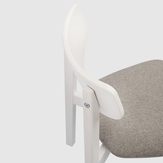 Обеденный стул Вега МС, Белый/Сильвер в Перми - изображение 8