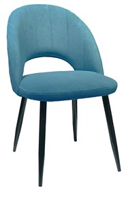 Обеденный стул 217 V16 голубой/черный в Перми - предосмотр