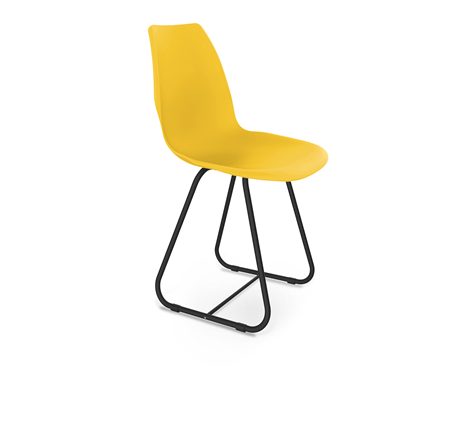 Кухонный стул SHT-ST29/S38 (желтый ral 1021/черный муар) в Перми - изображение