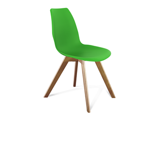 Обеденный стул SHT-ST29/S39 (зеленый ral 6018/светлый орех) в Перми - предосмотр