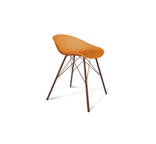Кухонный стул SHT-ST19/S37 (оранжевый/медный металлик) в Перми - предосмотр
