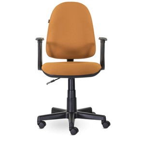 Офисное кресло Brabix Prestige Start MG-312 (эргономичная спинка, ткань, оранжевое) в Перми
