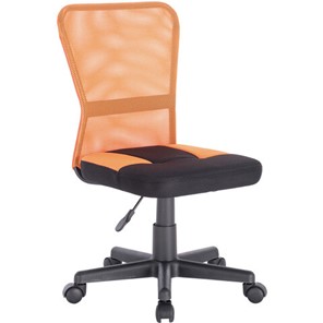 Компьютерное кресло Brabix Smart MG-313 (без подлокотников, комбинированное, черное/оранжевое) в Перми