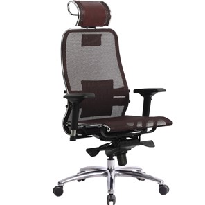 Компьютерное кресло Метта Samurai S-3.04, темно-бордовый в Перми
