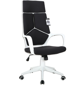 Компьютерное кресло Brabix Premium Prime EX-515 (пластик белый, ткань, черное) 531812 в Перми - предосмотр