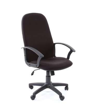 Кресло компьютерное CHAIRMAN 289, ткань, цвет черный в Перми - изображение