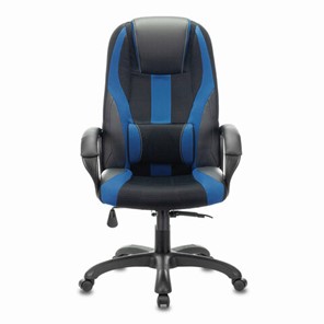 Компьютерное кресло Brabix Premium Rapid GM-102 (экокожа/ткань, черное/синее) 532106 в Соликамске