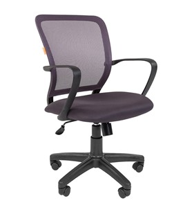 Кресло CHAIRMAN 698 black TW, ткань, цвет серый в Перми - предосмотр