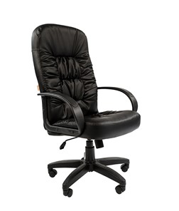 Кресло офисное CHAIRMAN 416, экокожа, цвет черный в Перми - предосмотр