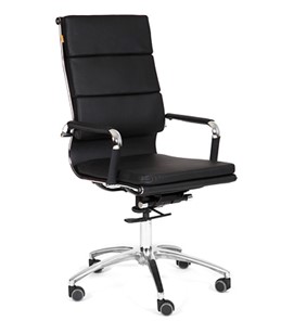 Кресло компьютерное CHAIRMAN 750 экокожа черная в Соликамске - предосмотр