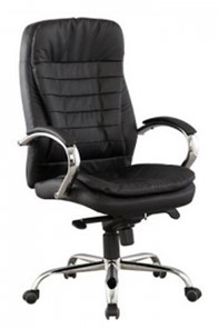 Компьютерное кресло J 9031-1 экокожа /хром, черный в Перми